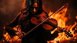 Woman Playing a Violin by Roaring Fire - FREE Download