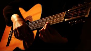 Close-up of a Woman Playing Flamenco Guitar - Free Download