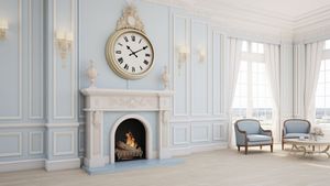 Pastel Blue Period Style Themed Living Room - Free Download